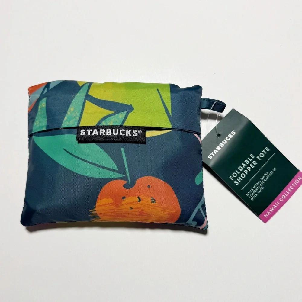Starbucks Hawaii Collection Foldable Shopper Tote